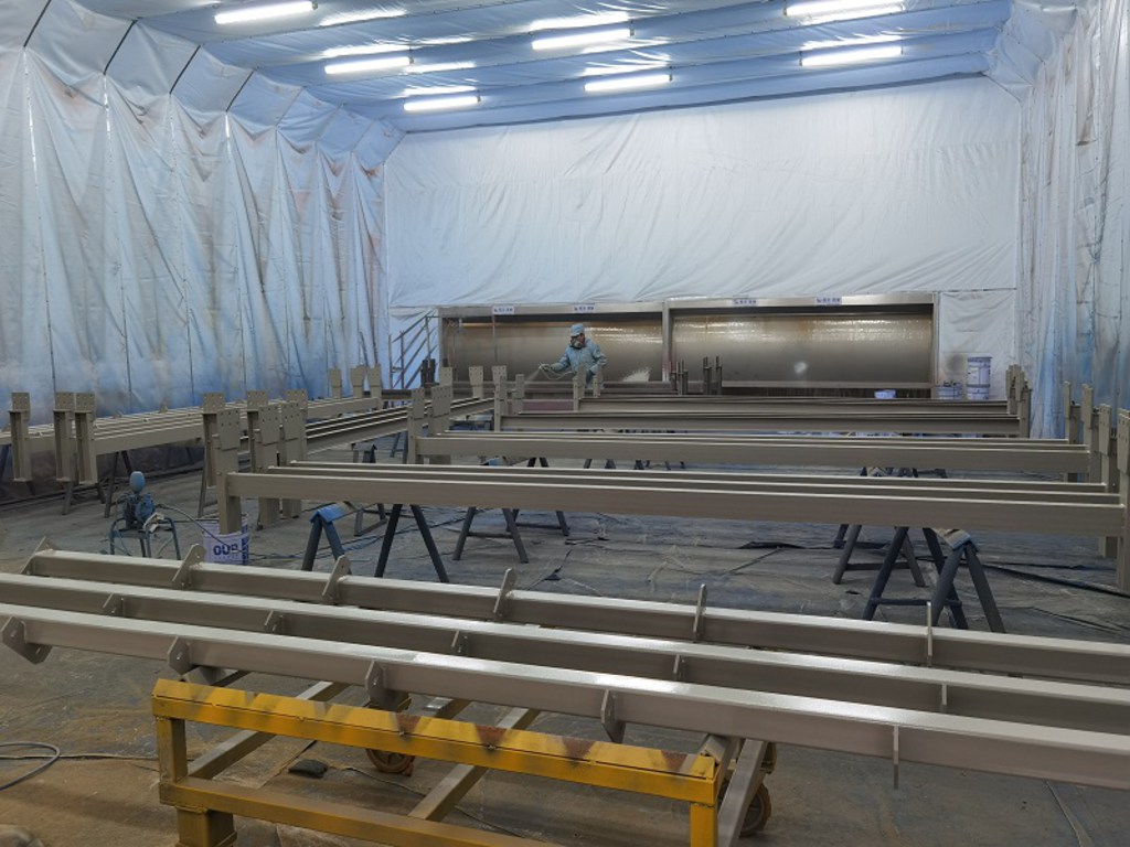 諸暨鋼結(jié)構(gòu)噴漆車間